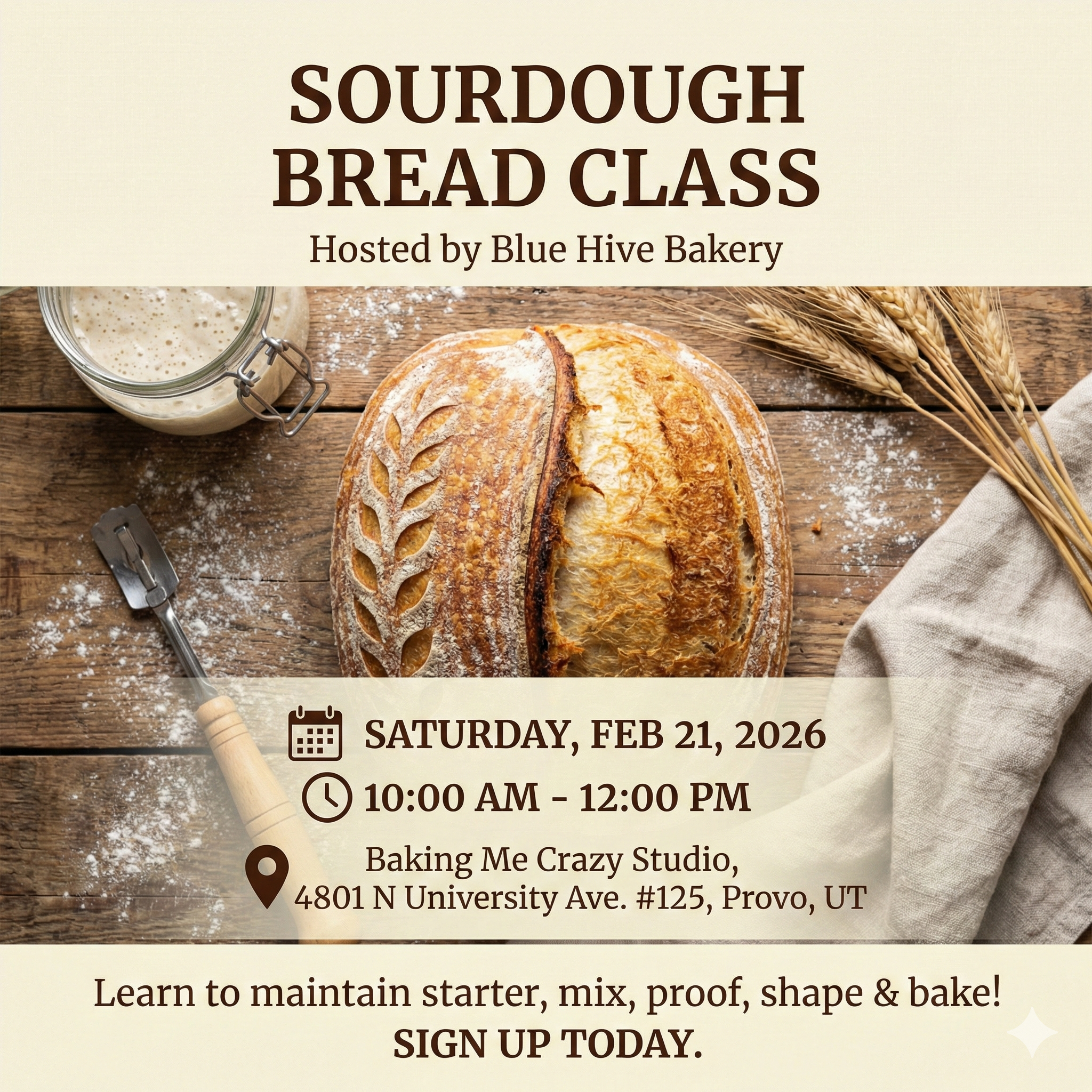 Sourdough Bread Class